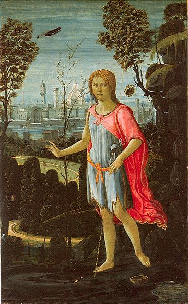 JACOPO del SELLAIO Saint John the Baptist Germany oil painting art